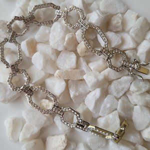 pentagon Tennis Bracelet with Cubic Zirconia's